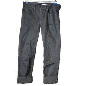 Women's Levi Strauss Black Mid Rise Skinny Jeans